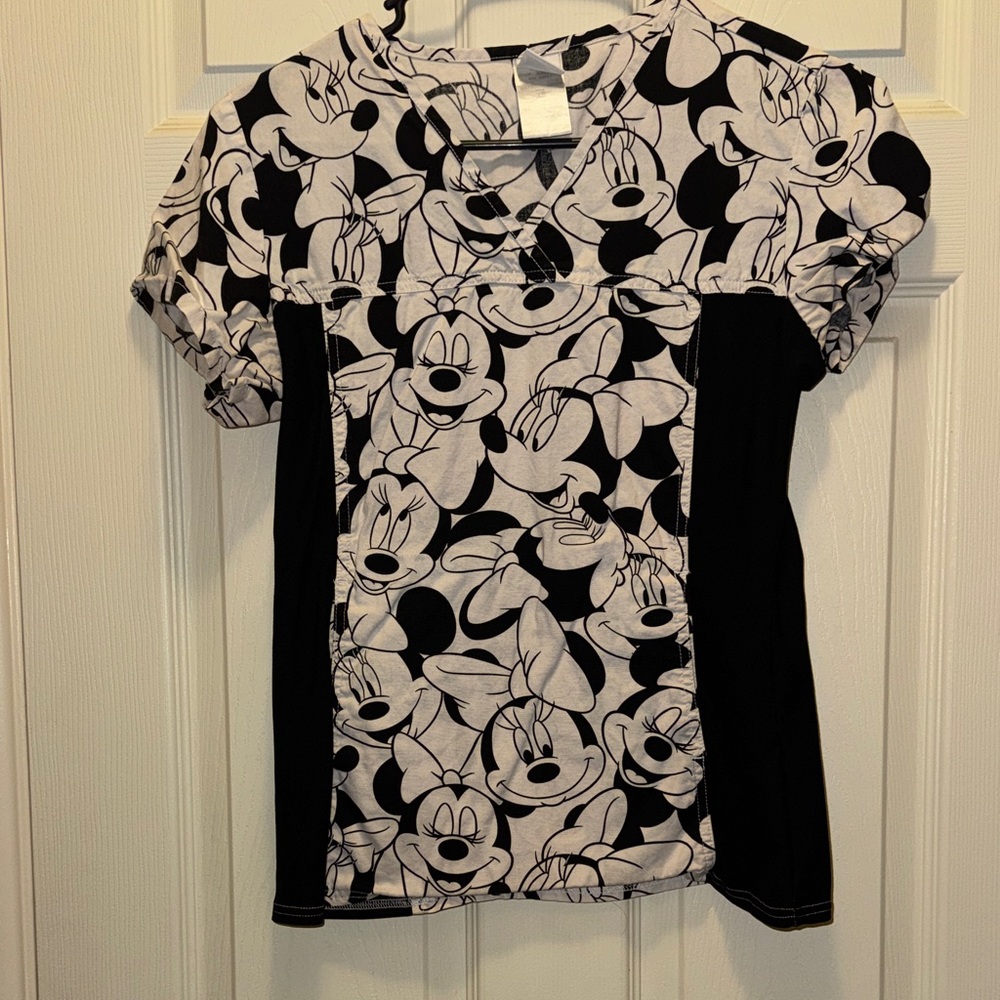 Mickey Mouse Black and White T-Shirt